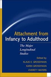 Tapa de Attachment from Infancy to Adulthood