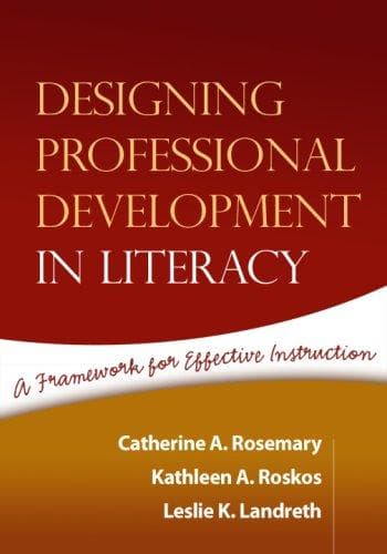 Tapa de Designing professional development in literacy