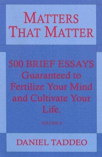 Tapa de Matters That Matter Vol. 2