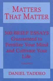 Tapa de Matters That Matter Vol. 2