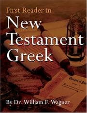 Tapa de First Reader in New Testament Greek