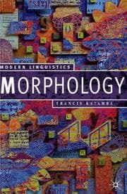 Tapa de Morphology (Palgrave Modern Linguistics)