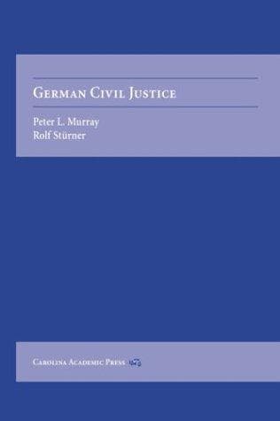 Tapa de German Civil Justice