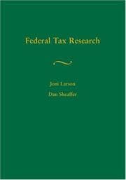 Tapa de Federal Tax Research