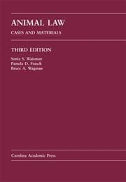 Tapa de Animal law