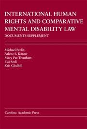 Tapa de International human rights and comparative mental disability law