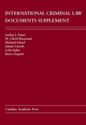 Tapa de International Criminal Law Documents