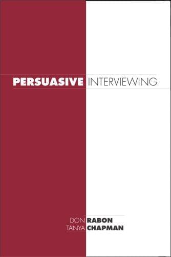 Tapa de Persuasive interviewing