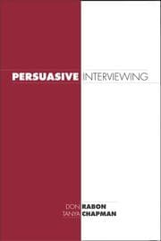 Tapa de Persuasive interviewing