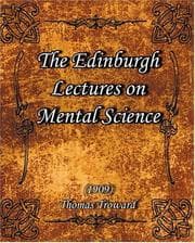 Tapa de The Edinburgh Lectures on Mental Science (1909)