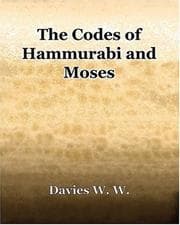 Tapa de The Codes Of Hammurabi And Moses (1905)