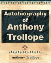 Tapa de Anthony Trollope - Autobiography - 1912