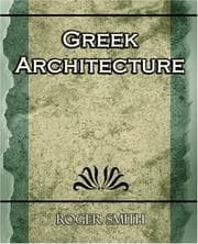 Tapa de Greek Architecture