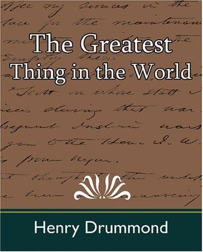 Tapa de The Greatest Thing in the World