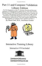 Tapa de Part 11 and Computer Validation Library Edition