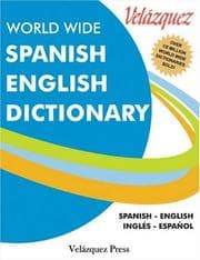Tapa de Velázquez world wide Spanish-English dictionary
