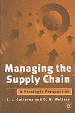 Tapa de Managing the supply chain