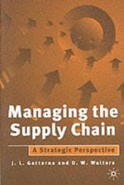 Tapa de Managing the supply chain