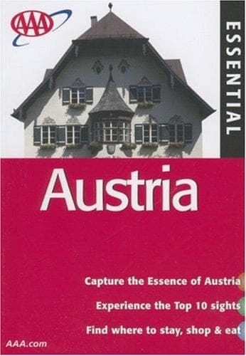 Tapa de AAA Essential Austria, 3rd Edition (Essential Austria)