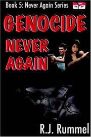 Tapa de Genocide never again
