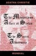 Tapa de The Mysterious Affair at Styles; The Secret Adversary