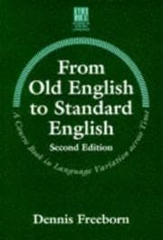Tapa de From Old English to Standard English (Studies in English Language)