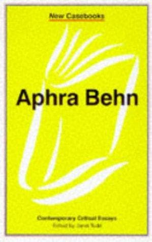 Tapa de Aphra Behn