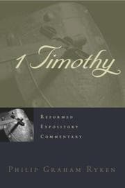 Tapa de 1 Timothy (Reformed Expository Commentary)