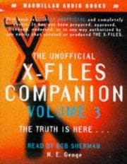Tapa de The Unofficial "X-Files" Companion