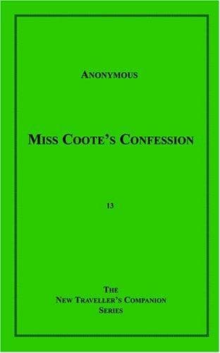 Tapa de Miss Coote's Confession