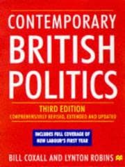 Tapa de Contemporary British Politics