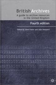 Tapa de British archives