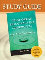 Tapa de Study Guide-What Great Principals Do Differently