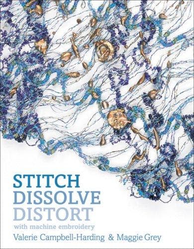 Tapa de Stitch, dissolve, distort with machine embroidery