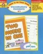 Tapa de Vocabulary Centers (Take It to Your Seat)