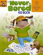 Tapa de The Never-Bored Kid Book, Ages 7-8 (Never-Bored Kid Books)