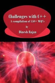 Tapa de Challenges With C++. a Compilation of 550+ Mcq's