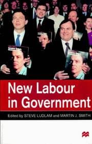 Tapa de New Labour in government