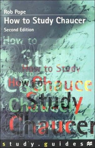 Tapa de How to study Chaucer