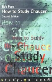 Tapa de How to study Chaucer