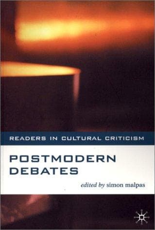 Tapa de Postmodern Debates (Readers in Cultural Criticism)