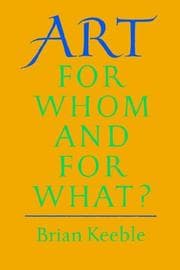 Tapa de Art for whom and for what?