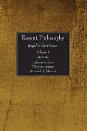 Tapa de Recent Philosophy, 2 Volumes