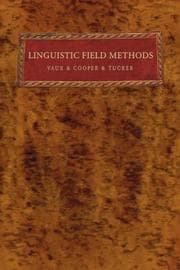 Tapa de Linguistic Field Methods