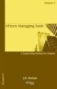 Tapa de Fifteen managing tools - A manual for trainers - Volume 2