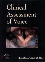 Tapa de Clinical Assessment of Voice