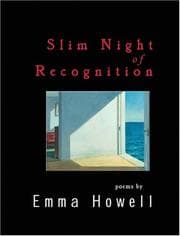 Tapa de Slim Night of Recognition (Lynx House Book)