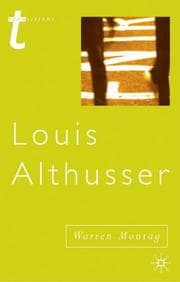 Tapa de Louis Althusser (Transitions (Palgrave Macmillan (Firm)).)