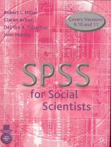 Tapa de SPSS for social scientists