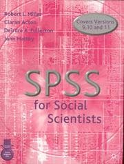 Tapa de SPSS for social scientists